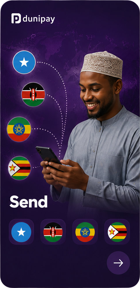 Send money home with Dunipay